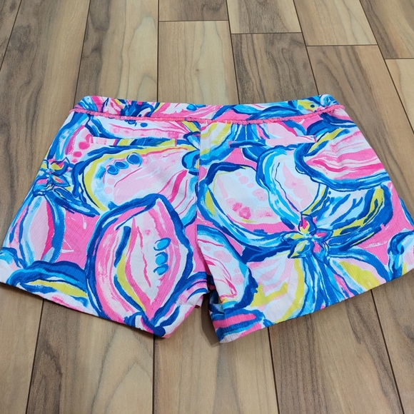 NWOT! Lilly Pulitzer Adie Shorts Pink Sunset The Sunny Side Size 0 - Picture 13 of 14